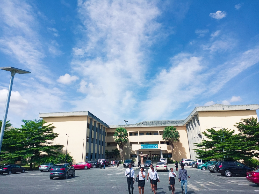University campus representing education energy use